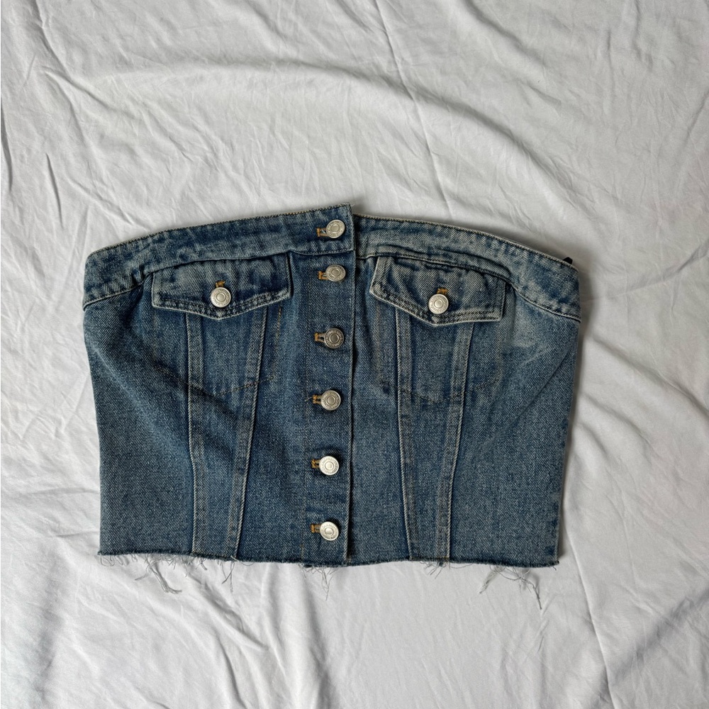 Blue Denim Top